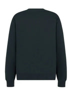 Contrast Couture Embroidery Sweatshirt Green Dior