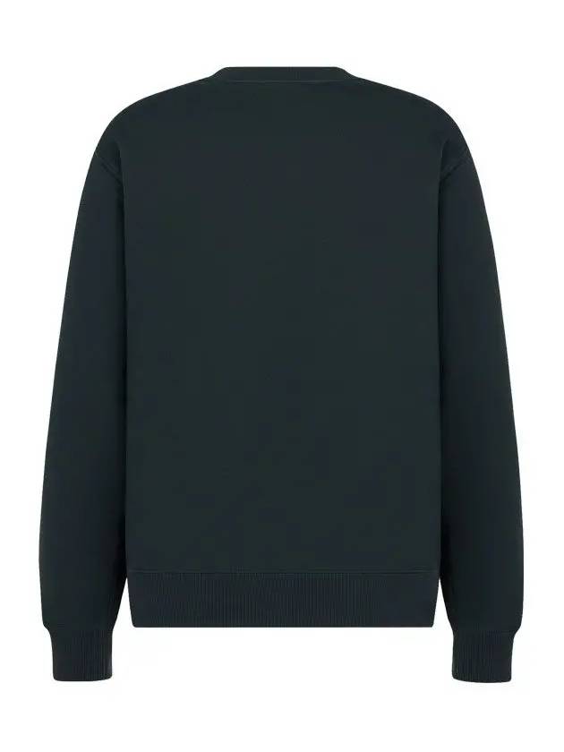 Contrast Couture Embroidery Sweatshirt Green Dior