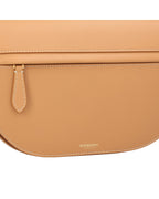 Burberry Leather Shoulder Bag Women Brown | Beige