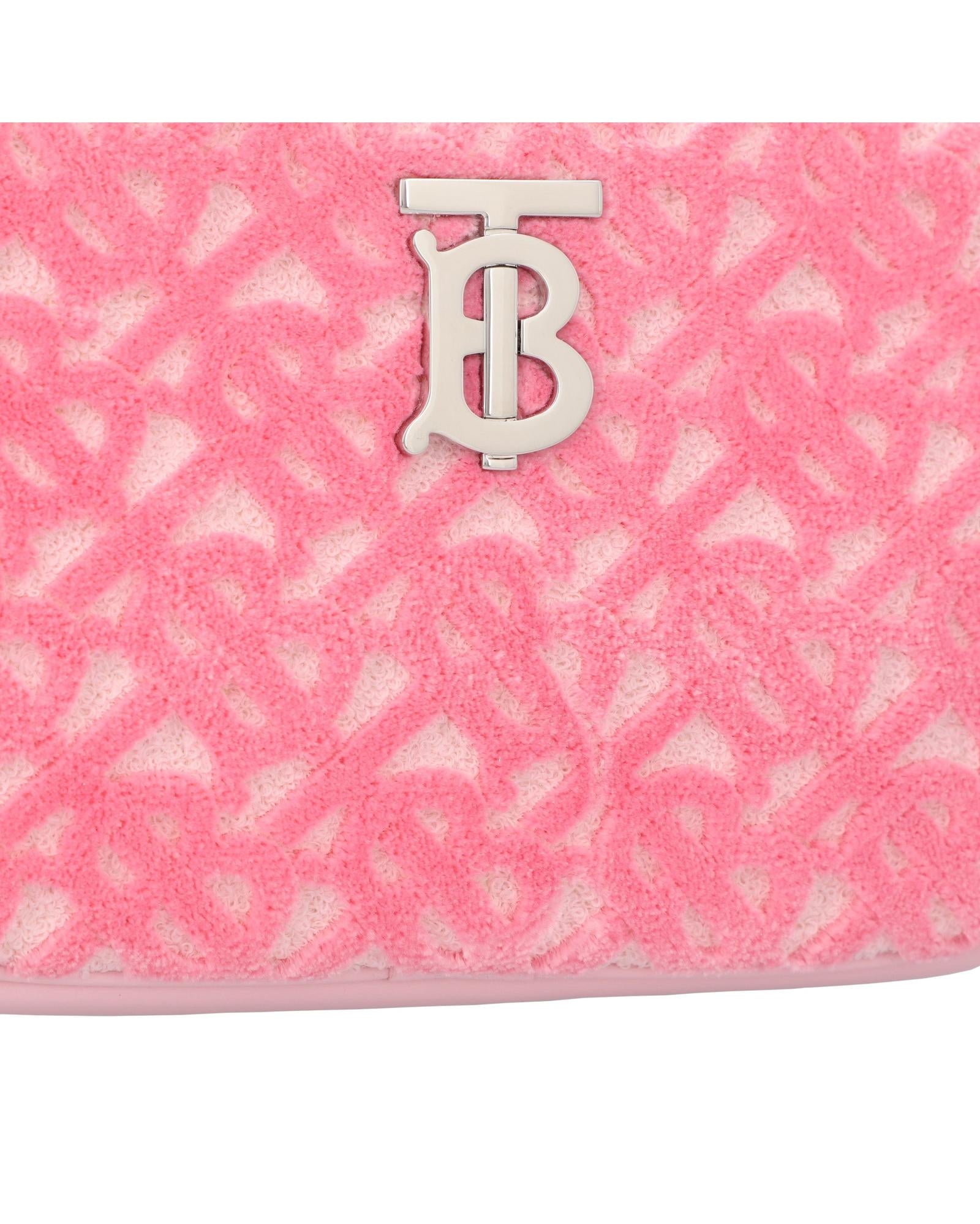 Burberry TB Bag Small Chain Crossbody Women Pink | Pink Messenger Bags