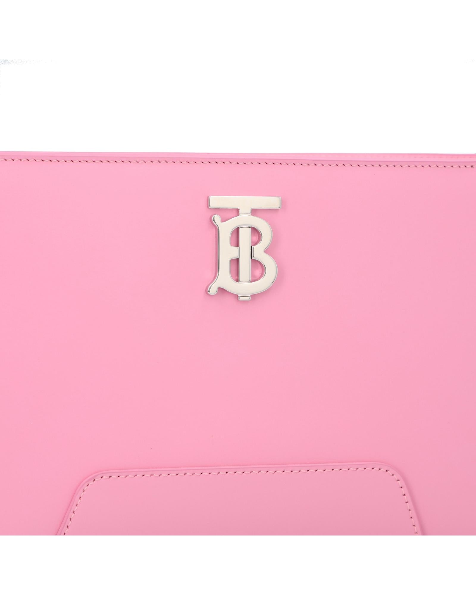 Burberry TB Bag Shoulder Bag Leather Women Pink | Pink