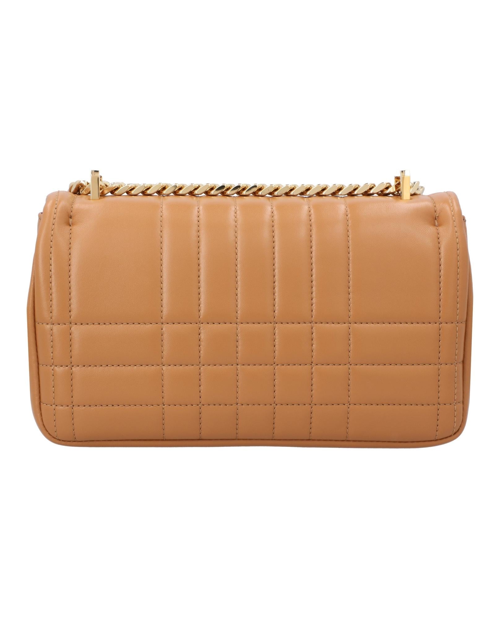 Burberry Quilted Leather Crossbody Bag Women Brown | Brown Shoulder Bags
