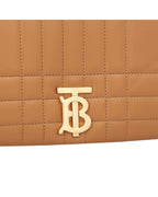 Burberry Quilted Leather Crossbody Bag Women Brown | Brown Shoulder Bags