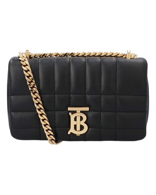 Burberry Lola Quilted Leather Chain Bag Women Black | Black Shoulder Bags