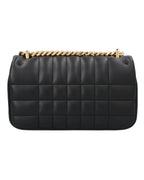 Burberry Lola Quilted Leather Chain Bag Women Black | Black Shoulder Bags