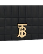 Burberry Lola Quilted Leather Chain Bag Women Black | Black Shoulder Bags