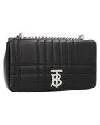 Burberry TB Bag Quilted Leather Shoulder Bag Women Black | Black