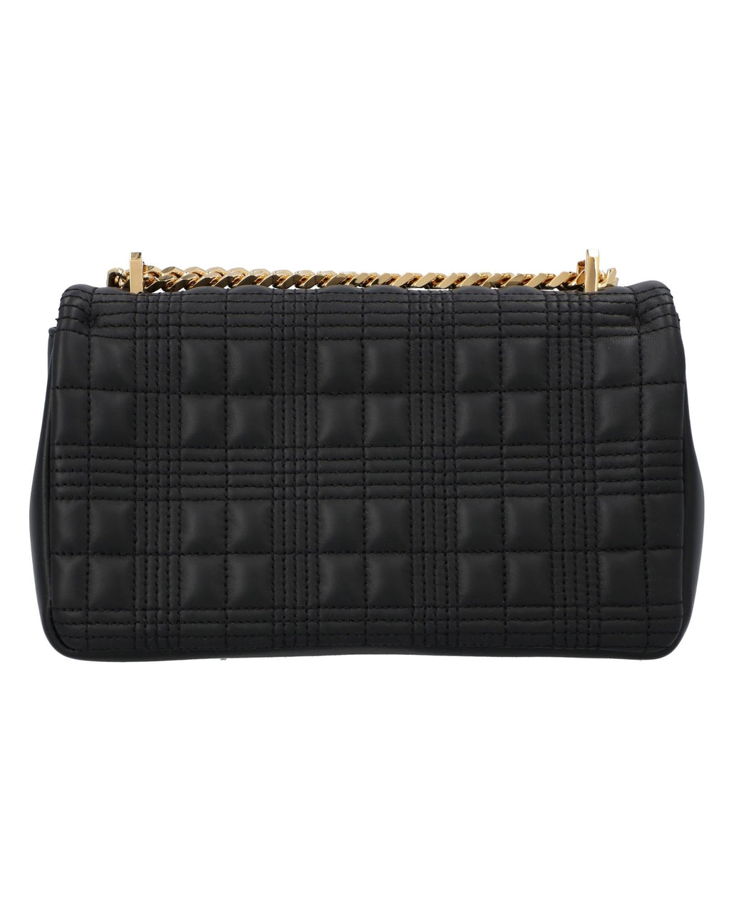 Burberry TB Quilted Leather Crossbody Women Black | Black Messenger Bags