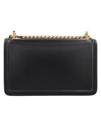 Burberry TB Bag Small Leather Shoulder Bag Women Black | Black