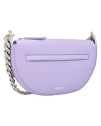 Burberry HalfMoon Chain Bag Women Violet | Purple Shoulder Bags