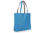 Hermes Shopping Bag 509107 Ladies Cow Leather Grey