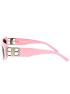 Balenciaga Eyewear Logo Decorated Cat Eye Frame Sunglasses BB0095S