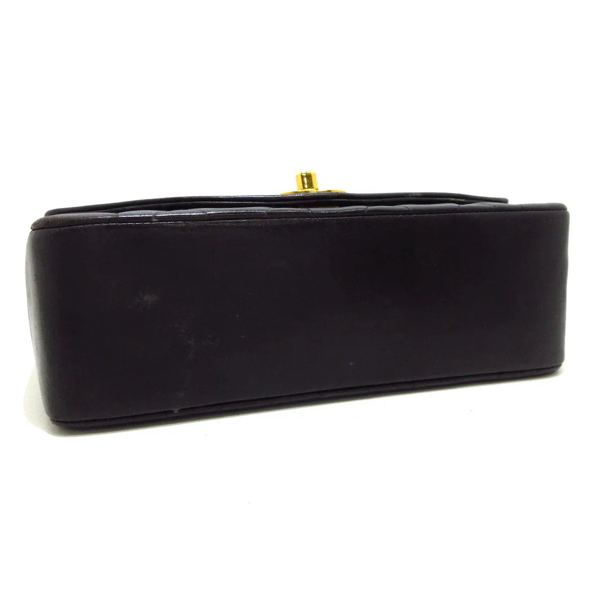 CHANEL - Diana Flap Matelasse Shoulder Bag Black Lambskin