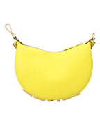 Fendi Sunshine Shopper Small Leather Women Yellow | Yellow Shoulder Bags