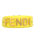Fendi Sunshine Shopper Small Leather Women Yellow | Yellow Shoulder Bags