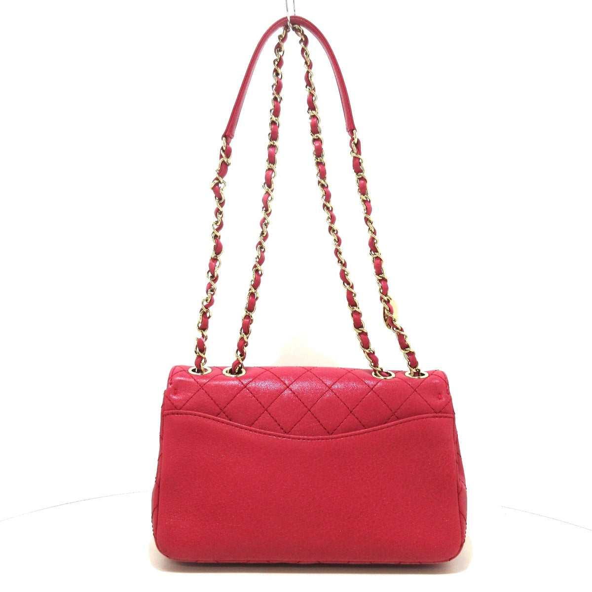 CHANEL - Single Flap Matelasse Shoulder Bag Pink Leather