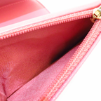 CHANEL - Camellia Trifold Wallet Pink Caviar Skin
