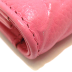 CHANEL - Camellia Trifold Wallet Pink Caviar Skin