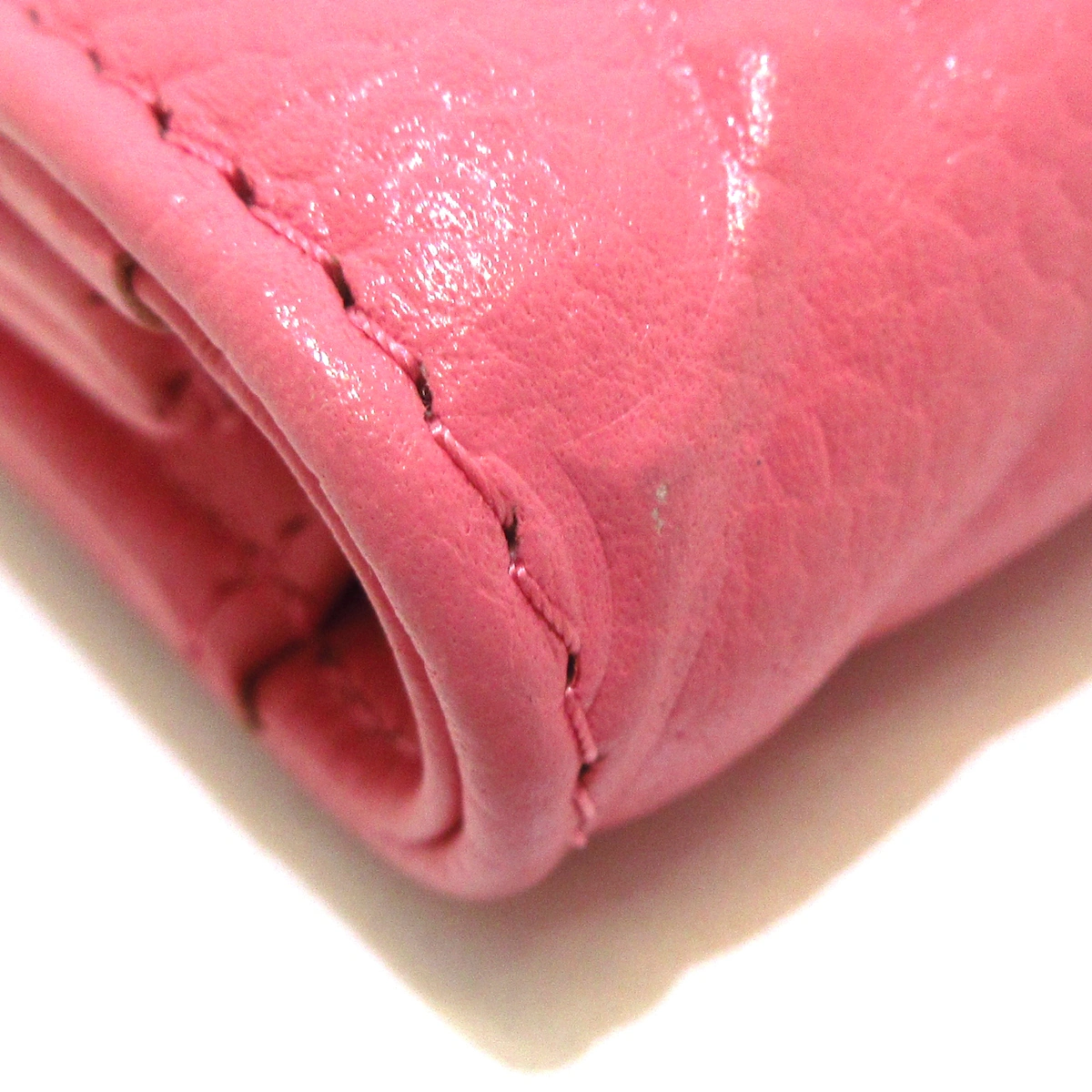 CHANEL - Camellia Trifold Wallet Pink Caviar Skin