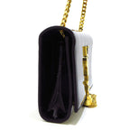 SAINT LAURENT - Kate  Shoulder Bag Black Gold Patent Leather
