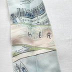 HERMES - Twilly Scarf Light Blue Light Pink Multi
