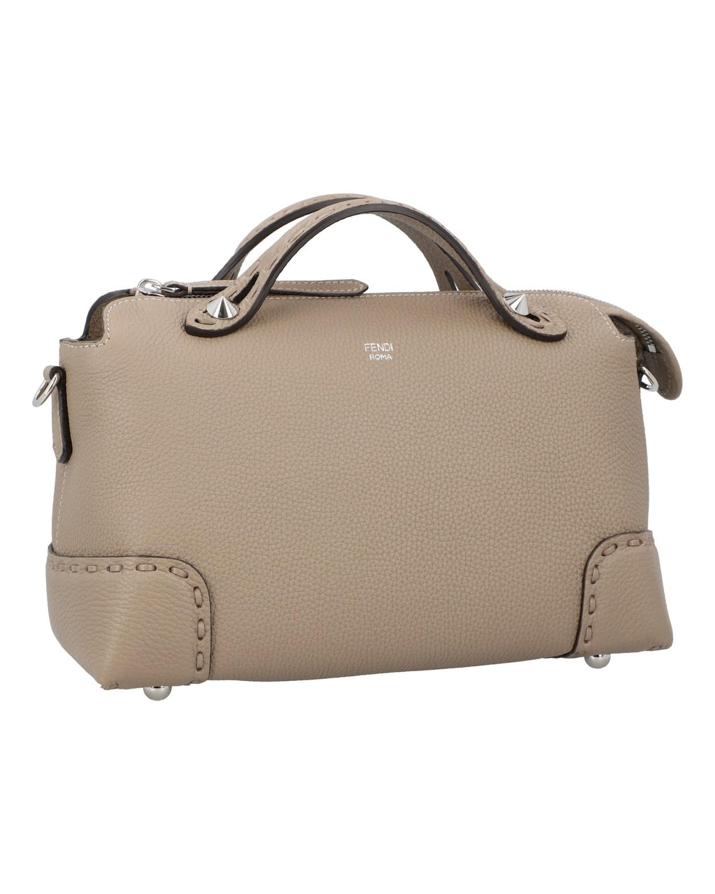 Fendi Kan I Mini Bag Leather Women Brown | Brown Shoulder Bags