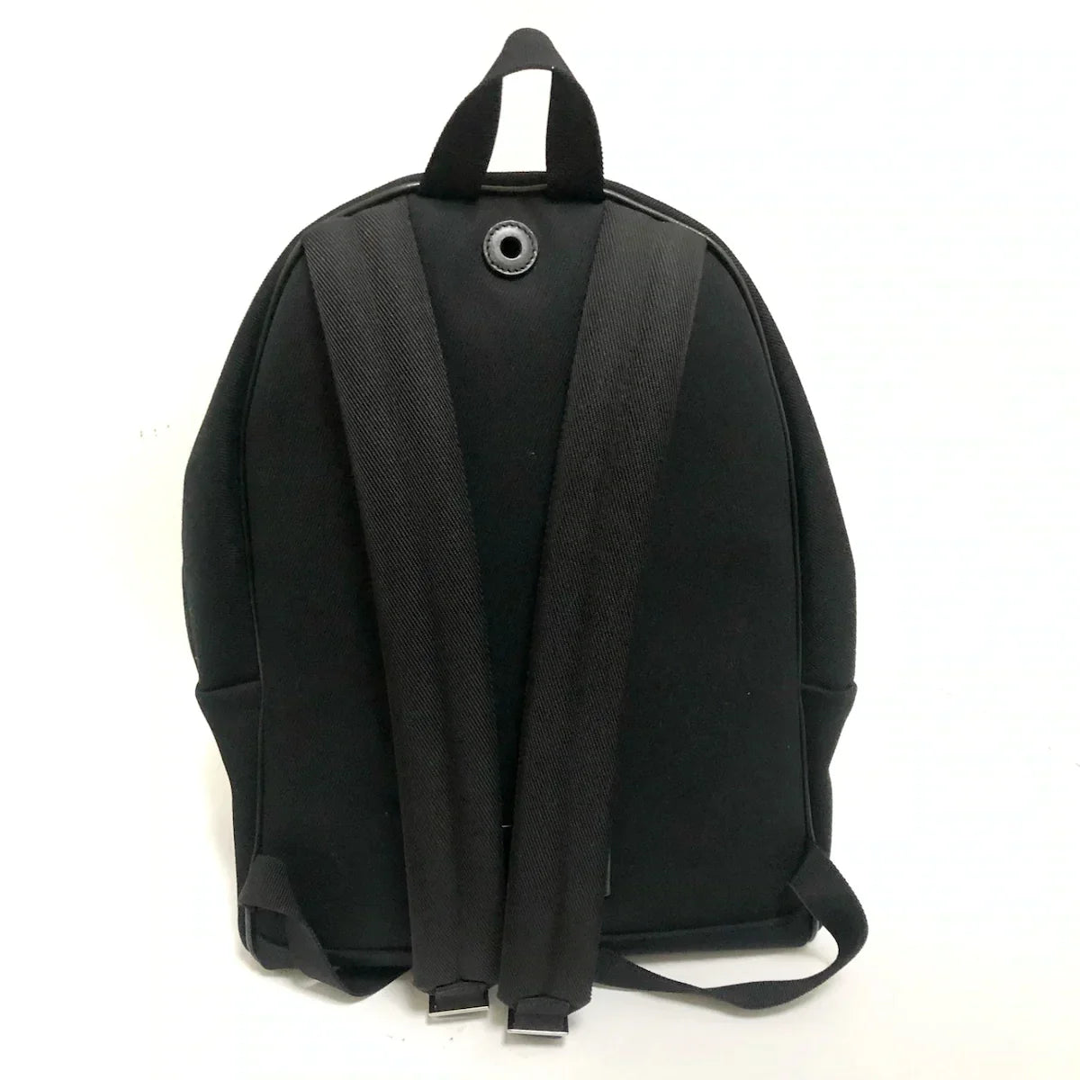 SAINT LAURENT - Star Patch Backpack Black Canvas Leather