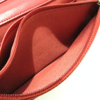 CHANEL - Matelasse Wallet on Chain Red Lambskin