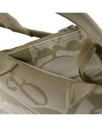 Burberry Knight Canvas Tote Bag Women Brown | Beige