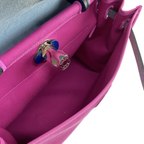 Hermes Magnolia Bleu Saphir Vache Hunter Toile Officier Herbag Zip 31 PM Handbag