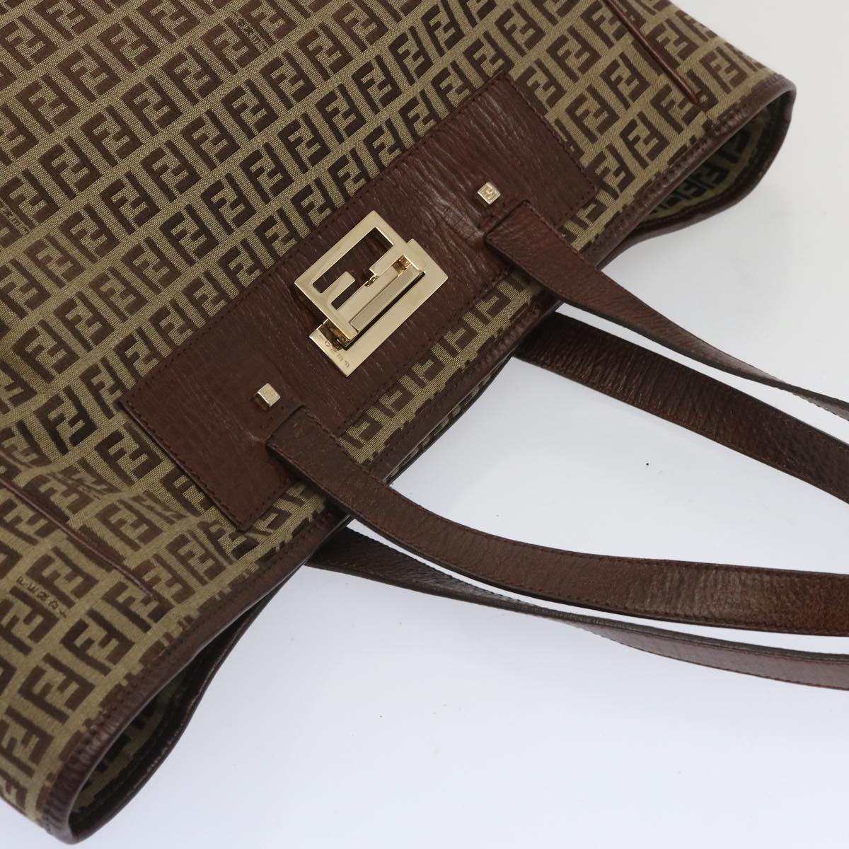 Fendi Zucchino  Canvas Tote Bag ()