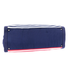 CHANEL - White Navy Red Nylon Shoulder Bag