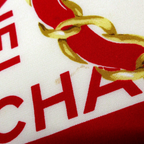 CHANEL - Scarf Red Cream Yellow