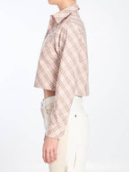 Burberry Cropped Check Shirt