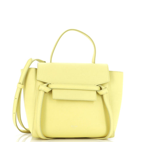 Celine Belt Bag Textured Leather Nano