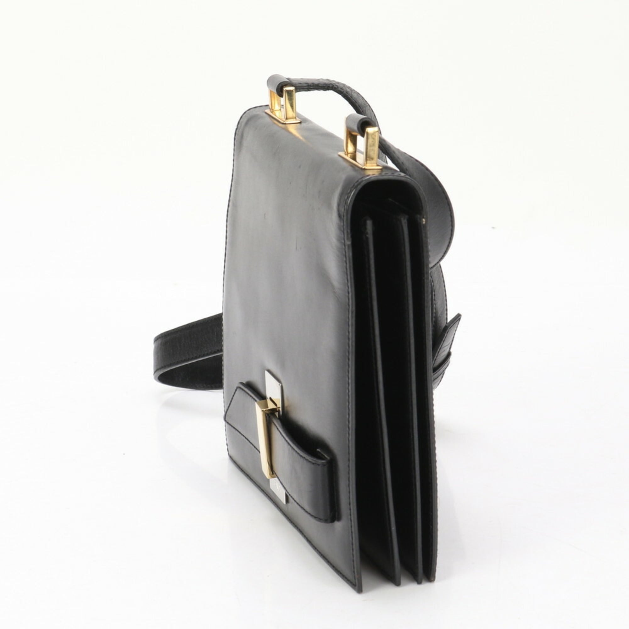 Fendi  Leather Handbag Shoulder Bag Tote Bag ()