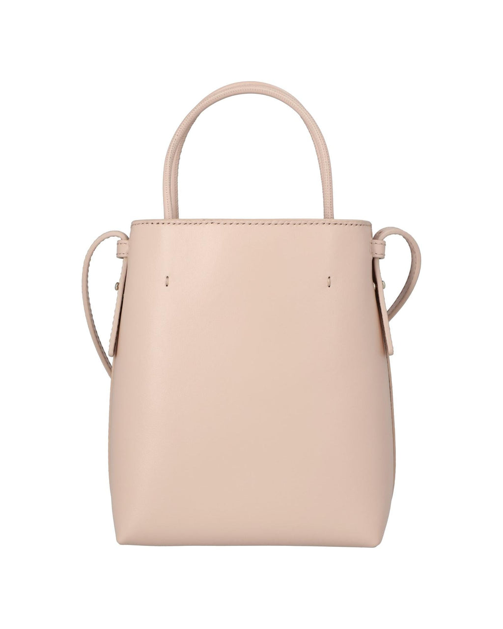 Chloe Mini Kiss Tote Bag Leather Women Brown | Beige