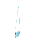 Chloe Mini Kiss Crossbody Braided Detail Women Blue | Blue Messenger Bags