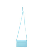 Chloe Mini Kiss Crossbody Braided Detail Women Blue | Blue Messenger Bags