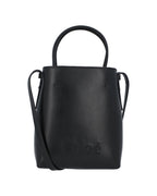 Chloe Mini Kiss Tote Bag Leather Women Black | Black