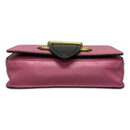 PRADA - Logo Pink Black Leather Crossbody Bag