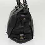 CELINE Shoulder Bag Leather Black  38040