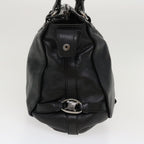 CELINE Shoulder Bag Leather Black  38040
