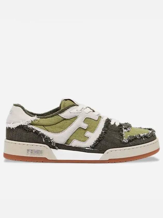 Fendi Match Low Top Sneakers Green