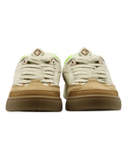 Dior B713 x Travis Scott Cactus Jack Sneakers in 'Coffee' Brown and White Suede