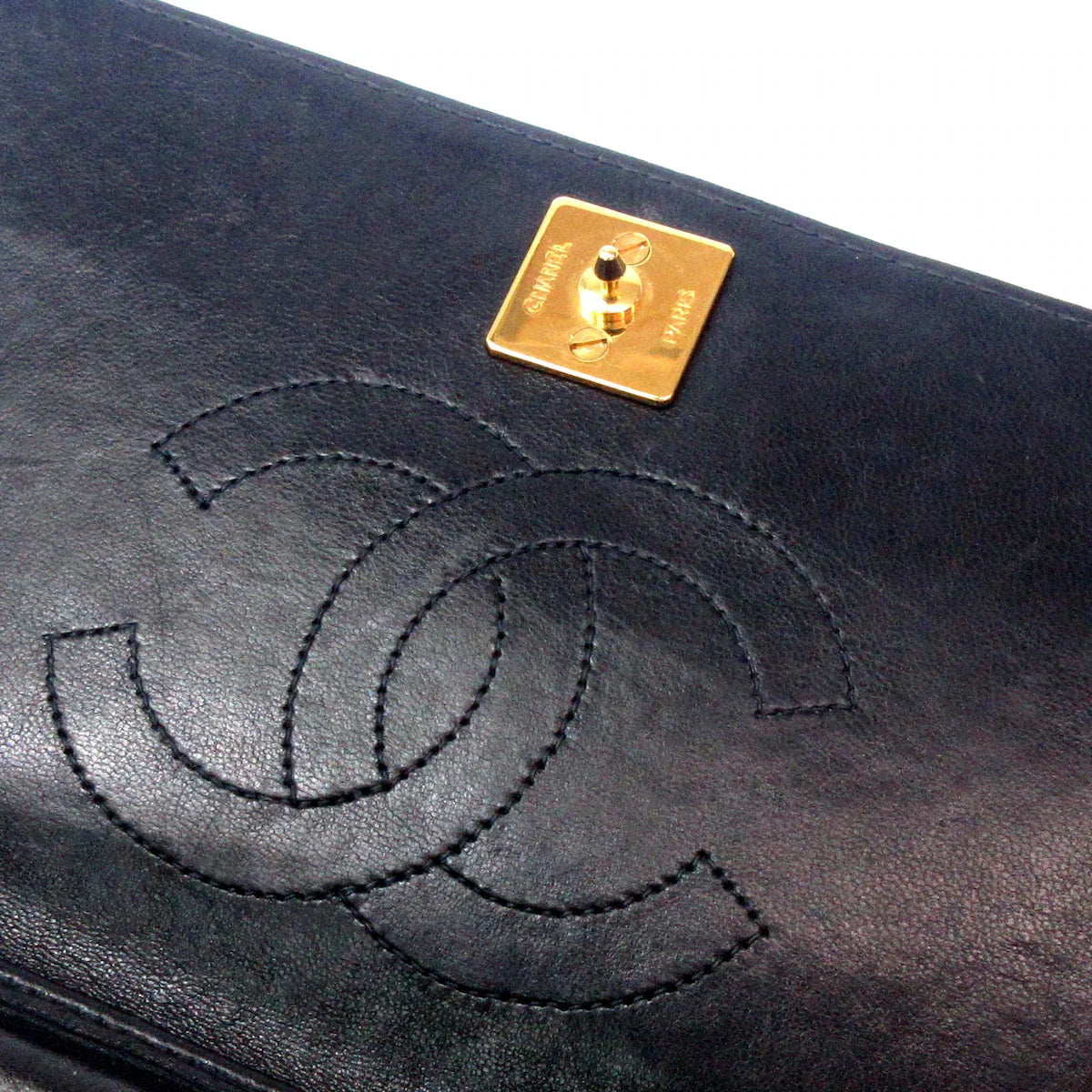 CHANEL - Mini Matelasse Shoulder Bag Black Lambskin