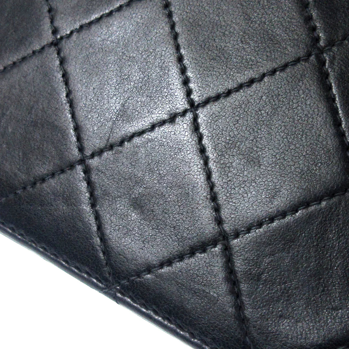 CHANEL - Mini Matelasse Shoulder Bag Black Lambskin