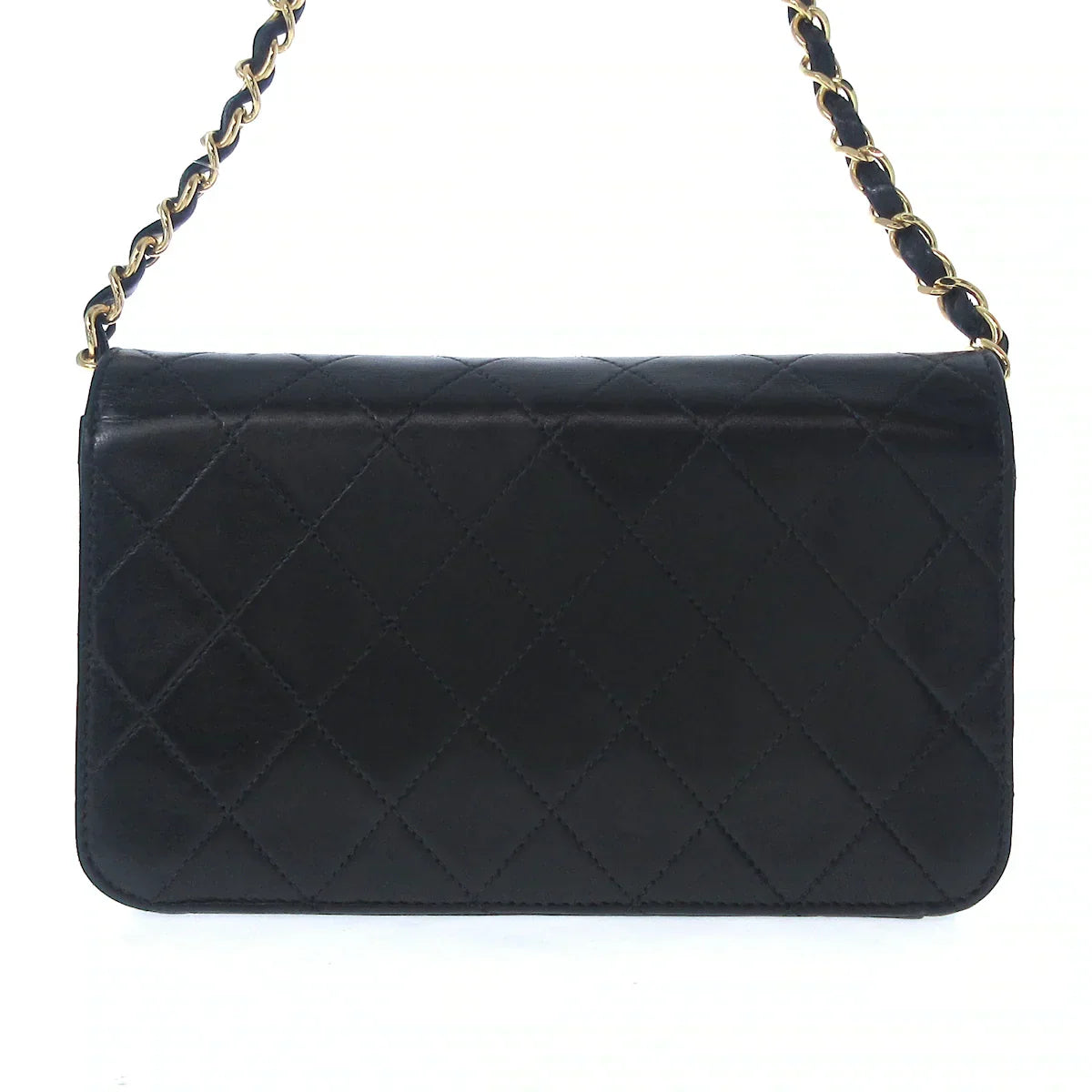 CHANEL - Mini Matelasse Shoulder Bag Black Lambskin