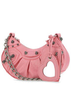 Balenciaga Women's Le Cagol XS Chain Shoulder Bag Pink