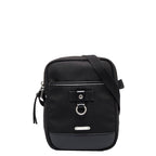 Saint Laurent Crossbody Bag in Canvas Leather Black